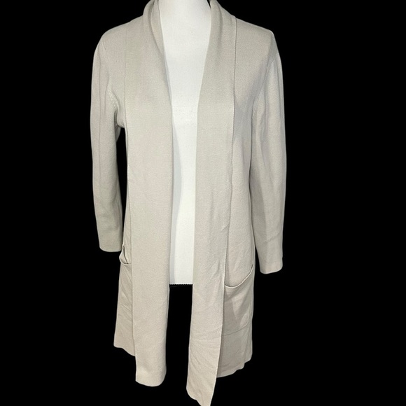 Eileen Fisher open front cardigan - Picture 3 of 8